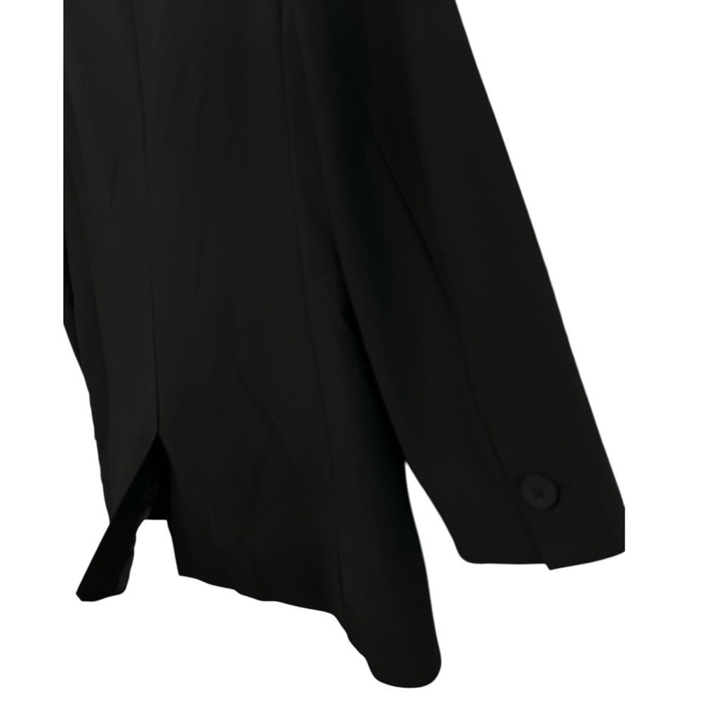 HUGO Collarless Women's Blazer, Fully Lined, Color Black, Size 2 - Picture 7 of 13